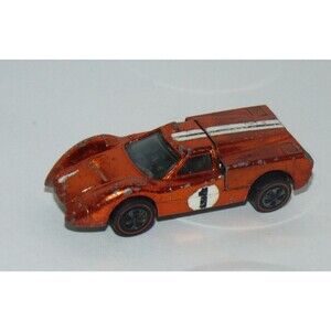 HOT WHEELS REDLINE FORD J-CAR Mattel 1967 Orange
